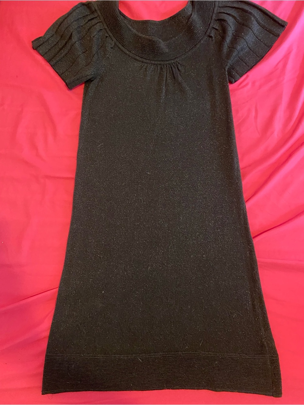 take out Black Mini Dress